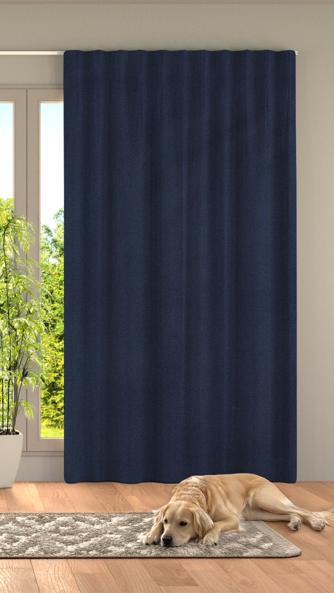 Gordijn Ariel Verduisteren Blauw