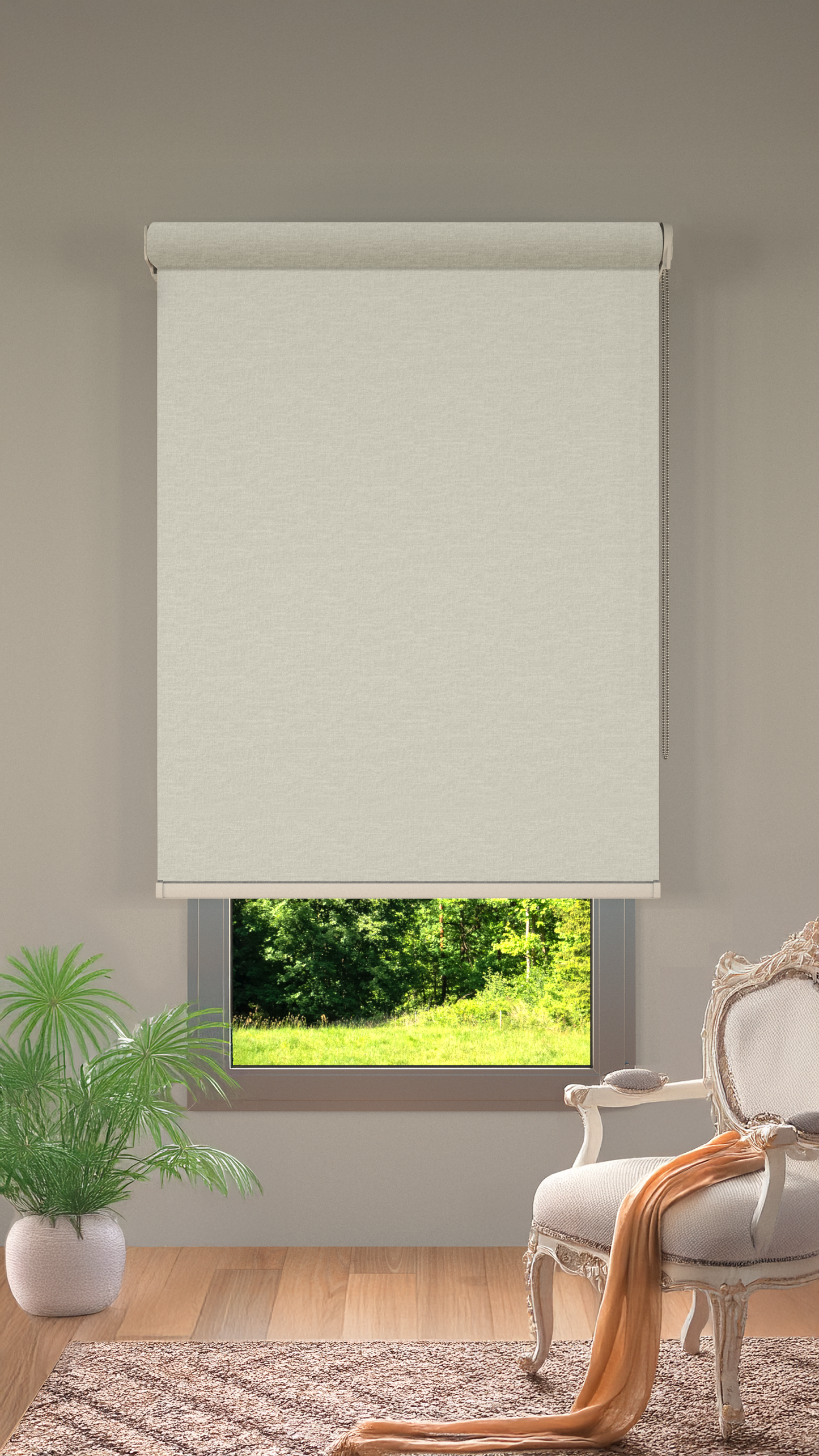 Rolgordijn Verduisterend Beige