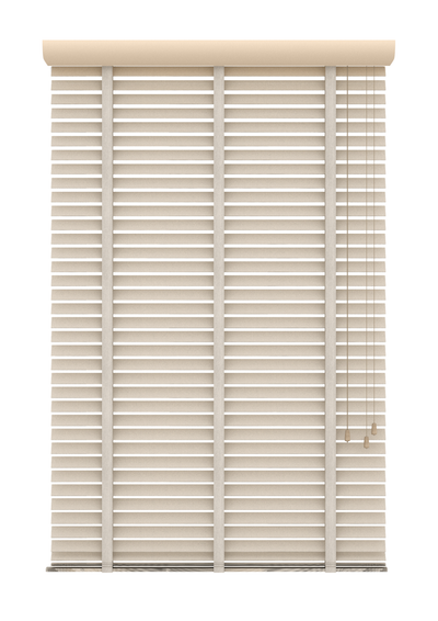 Bamboe Jaloezie zonder Ladderband 65mm Parel-Wit