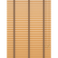 Bamboe Jaloezie met Ladderband 65mm eik