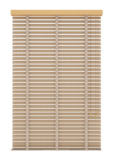 Bamboe Jaloezie zonder Ladderband 50mm taupe
