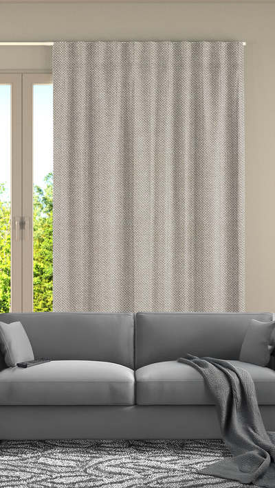 Gordijn Rib Dim Out Beige