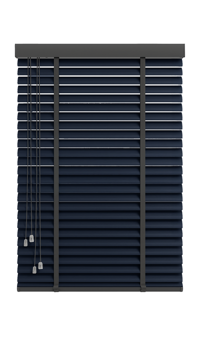 Aluminium Jaloezieën 50mm Navy Blauw