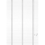 Basswood Jaloezie met Ladderband 35mm Wit