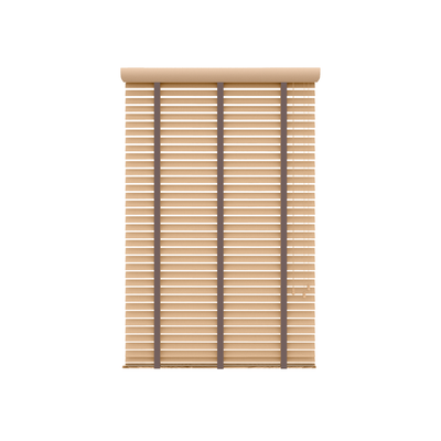 Basswood Jaloezie met Ladderband 65mm licht eik