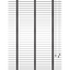 Basswood Jaloezie zonder Ladderband 35mm Zwart