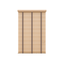 Basswood Jaloezie met Ladderband 35mm licht eik