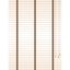 Bamboe Jaloezie met Ladderband 65mm eik