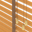 Basswood Jaloezie met Ladderband 35mm licht eik