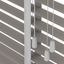 Basswood Jaloezie met Ladderband 35mm Donker-Grijs