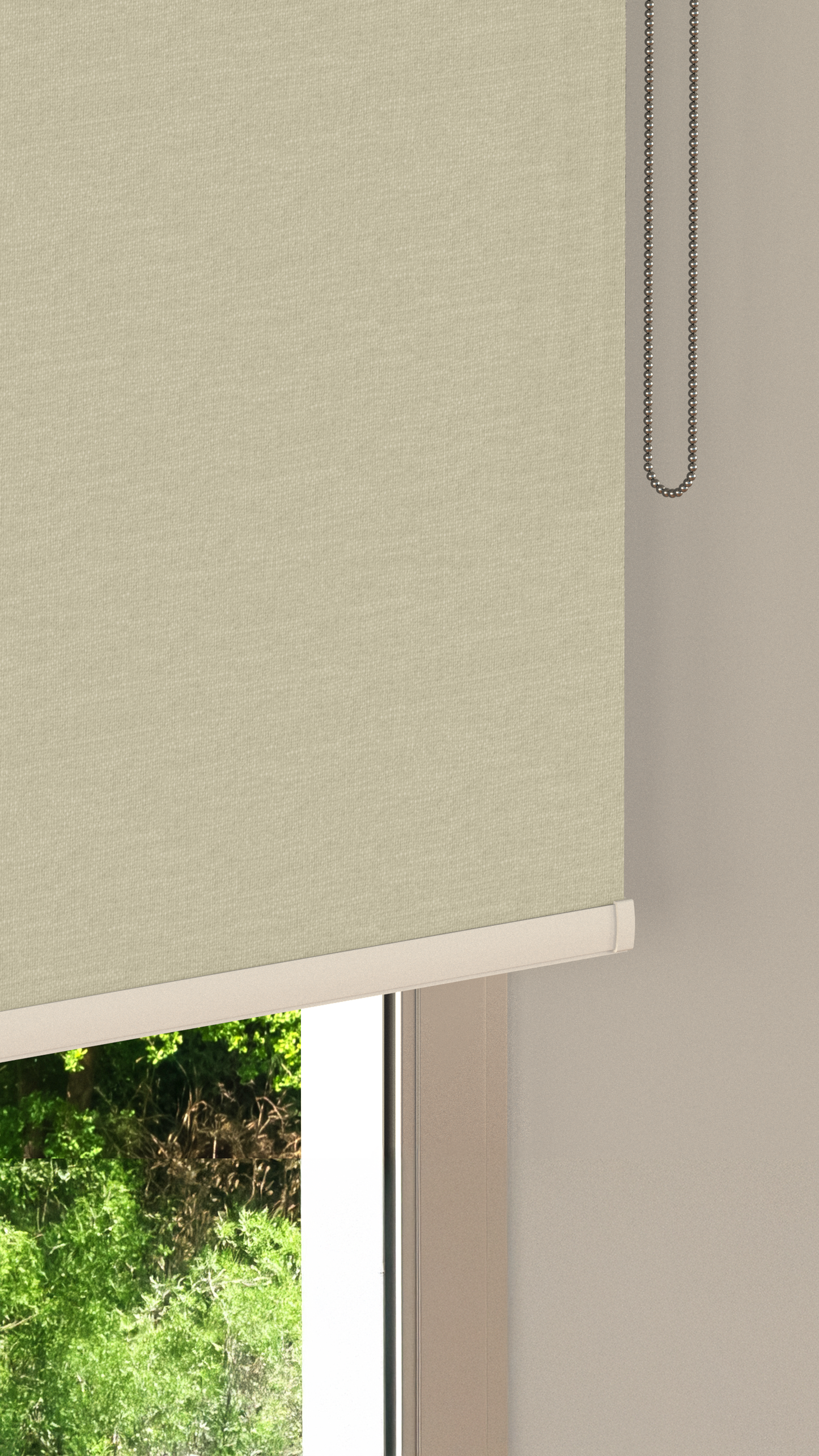 Rolgordijn Semi Transparant Beige