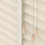 Bamboe Jaloezie met Ladderband 65mm Parel-wit