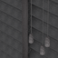 Bamboe Jaloezie met Ladderband 50mm Zwart