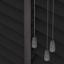 Basswood Jaloezie met Ladderband 35mm Zwart