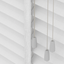 Bamboe Jaloezie met Ladderband 65mm wit