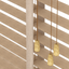 Bamboe Jaloezie met Ladderband 65mm taupe