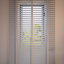 Bamboe Jaloezie met Ladderband 65mm wit