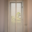 Bamboe Jaloezie met Ladderband 65mm Parel-wit