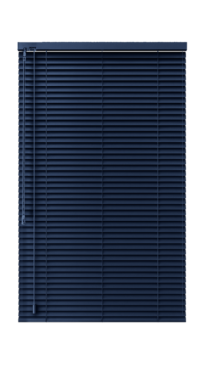 Aluminium Jaloezieën 25MM Navy Blauw