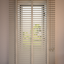 Bamboe Jaloezie 50MM Parel-wit Gemonteerd