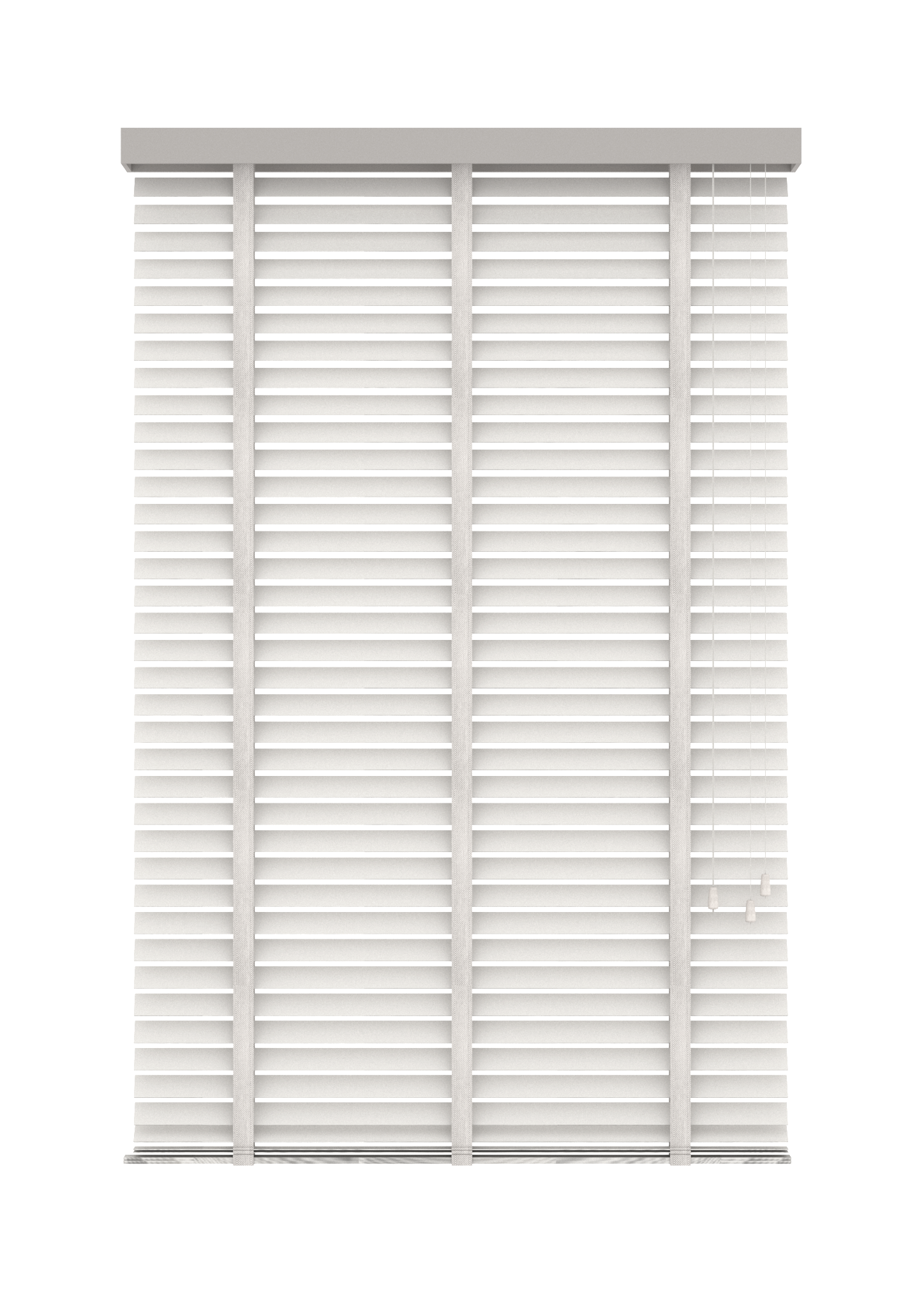 Basswood Jaloezie 50MM Wit