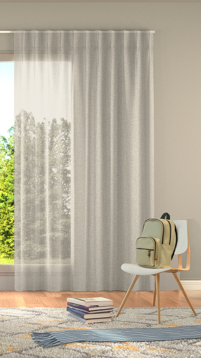 Gordijn Horta Inbetween Vitrage Beige